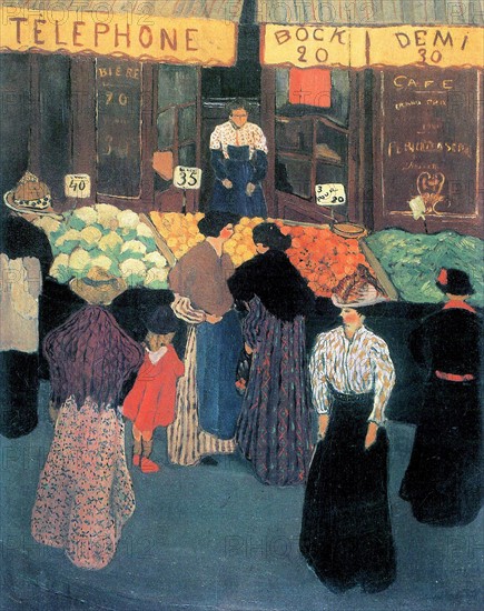 Vallotton, Au marché