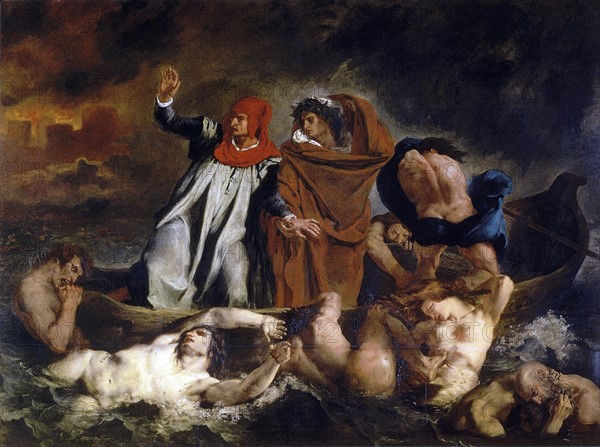 Delacroix, The Barque of Dante