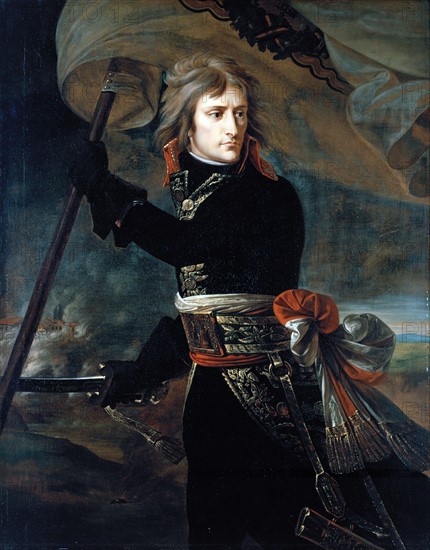 Gros, Napoléon au pont d’Arcole