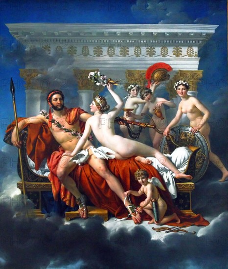 David, Mars being disarmed by Venus