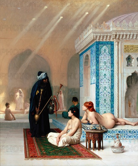 Gérôme, La piscine du harem