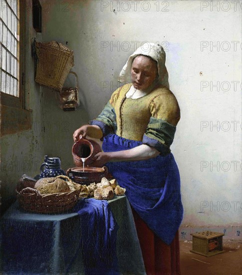 Vermeer, The Milkmaid