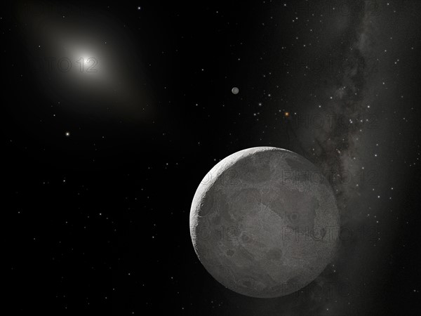 Hubble Space Telescope the tenth planet currently nicknamed Xena and found that it's only slightly larger than Pluto