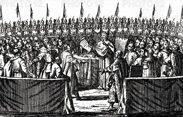 Election of Stanislaw Leszczynski in 1704