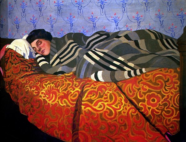 Vallotton, 'Femme couchée dormant'