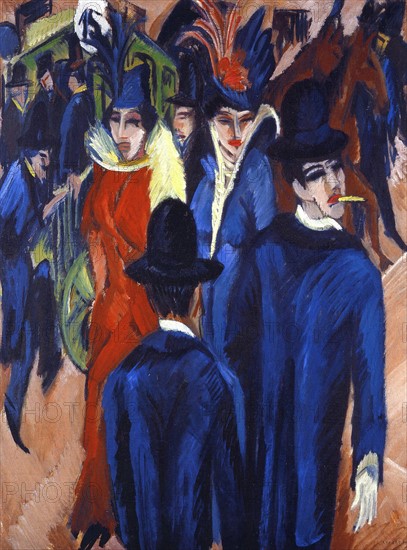 Kirchner, Berlin Street Scene