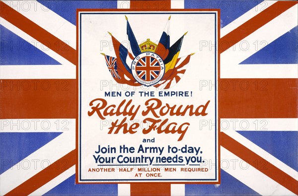 Première guerre mondiale : Affiche de mobilisation britannique