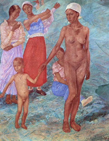 Petrov-Vodkin, Morning : Bathers