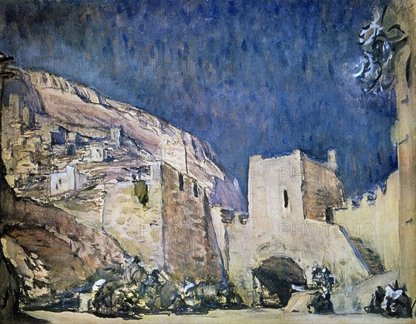 Serov, Set design for "Judith"