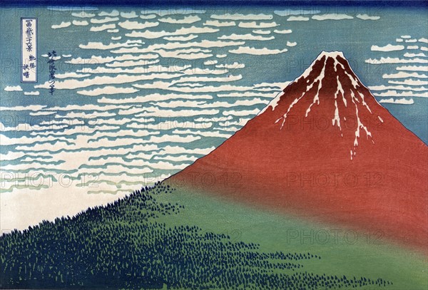 Hokusai, South Wind, Clear Sky