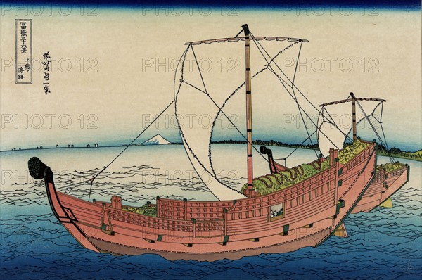 Hokusai, The Kazusa Province sea route