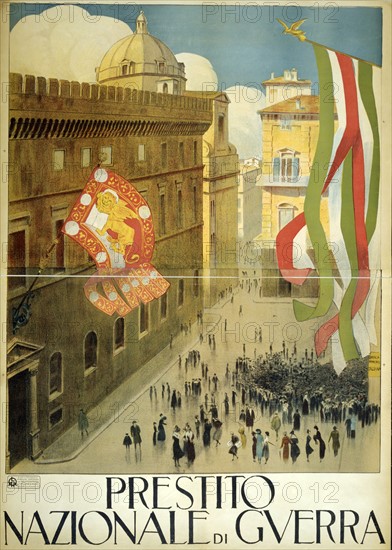 Affiche pour l'Emprunt de guerre italien