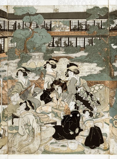 Kikukawa, Maison close de Yoshiwara