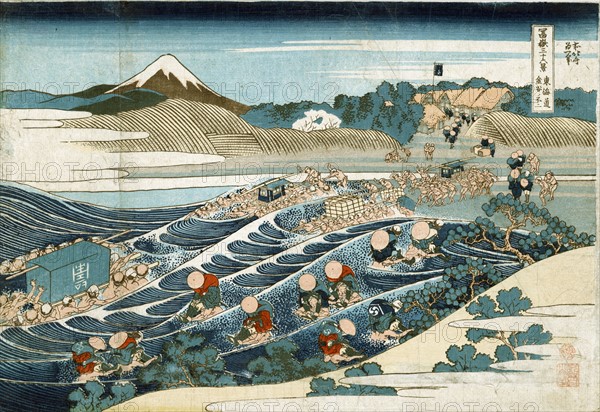 Fuji at Kanaya on the Tokaido Road