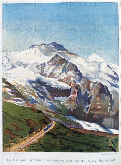 Jungfraubajn - electric cog railway on the Jungfrau