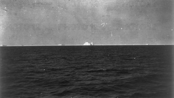 The iceberg that sank the White Star Line's Olympic-class RMS Titanic