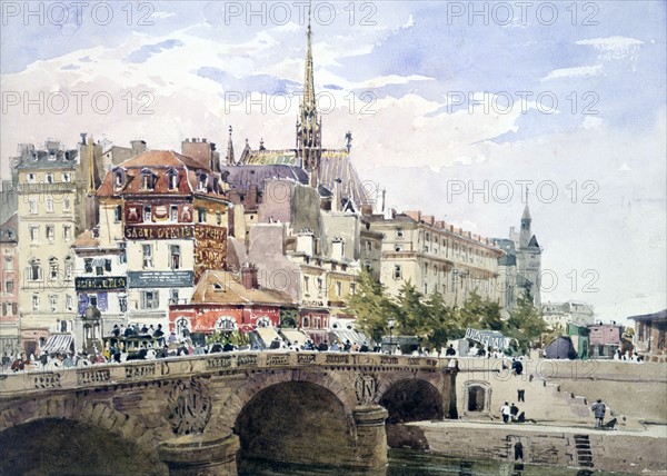 Paris by the Pont Saint-Michel'