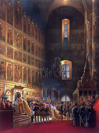 Alexander II during his coronation