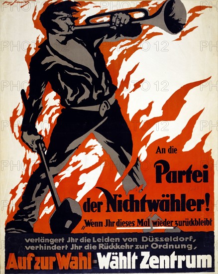 German political poster