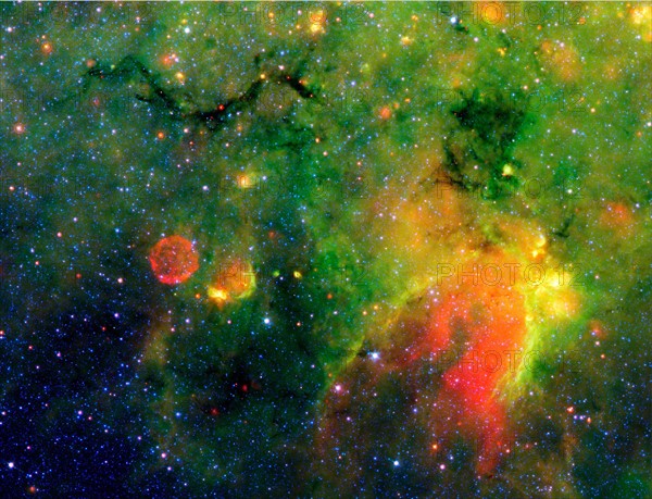 Image infrarouge prise du téléscope spatial Spitzer