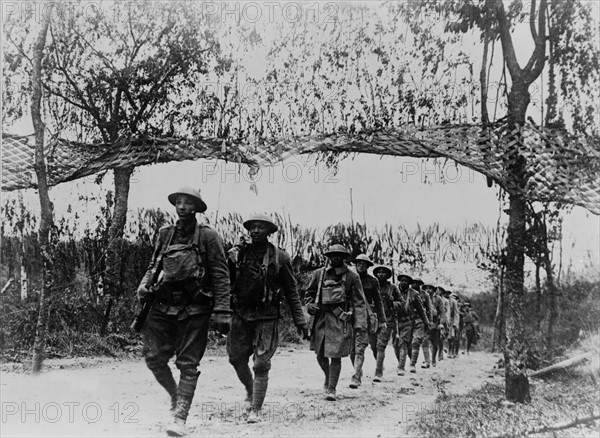 World War I   : American infantry