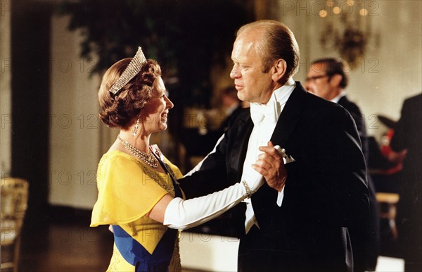 La reine Elisabeth II et Gerald Ford