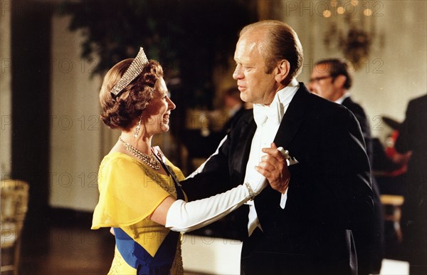 Gerald Ford and Queen Elizabeth II