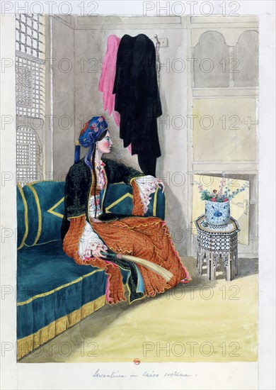 Gardner Wilkinson, Levantine dans un costume du Caire