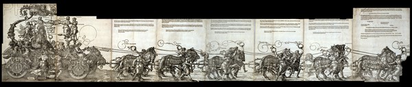 Dürer, Le char triomphal de l'empereur Maximilien Ier