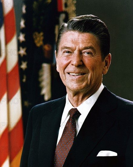 Official Portrait of President Ronald Reagan