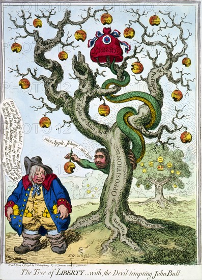 Gillray, L'Arbre de la liberté