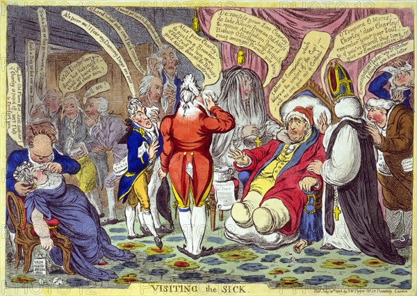 Gillray, A la visite du malade