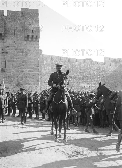 General  Allenby entering Jerusalem