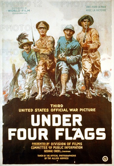 Poster for "Under Four Flags"