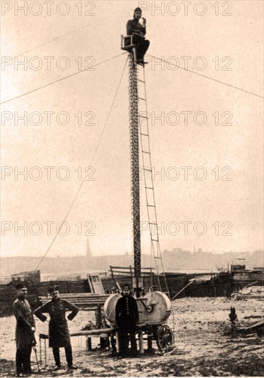 German Army collapsible observation tower