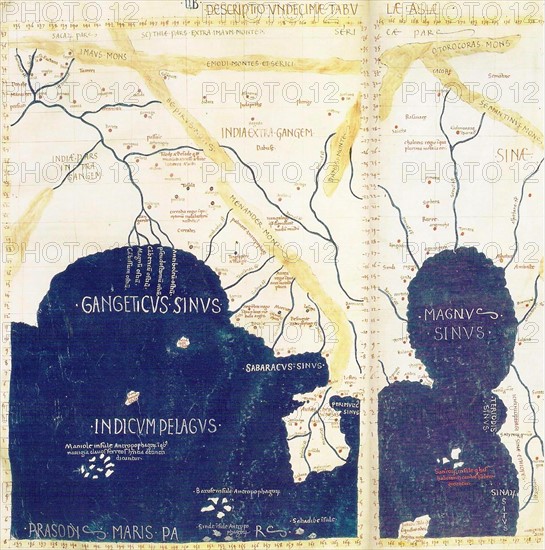 South-East Asia from Ptolemy's geography