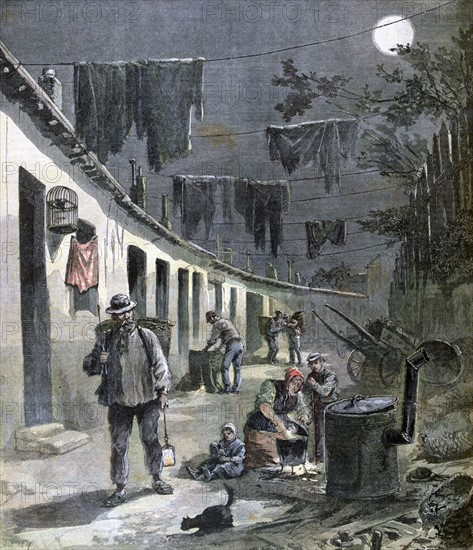 Homes of the Paris rag pickers