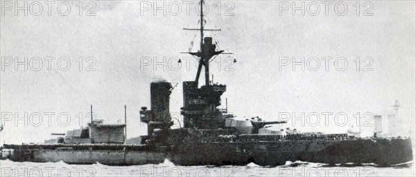 British battleship HMS 'Iron Duke'