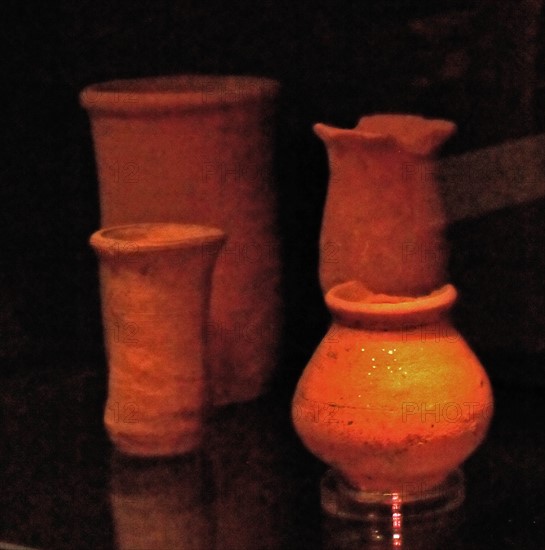 Small terracotta jars from the Indus valley