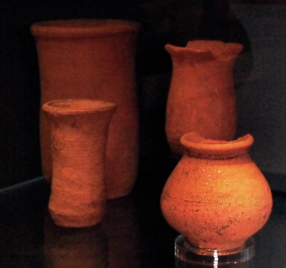 Small terracotta jars from the Indus valley