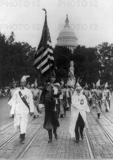 Parade of the Ku Klux Klan