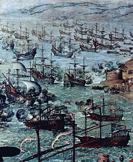In April 1587 a raid by the Englishman Sir Francis Drake occupied the harbour of Cadiz for three days