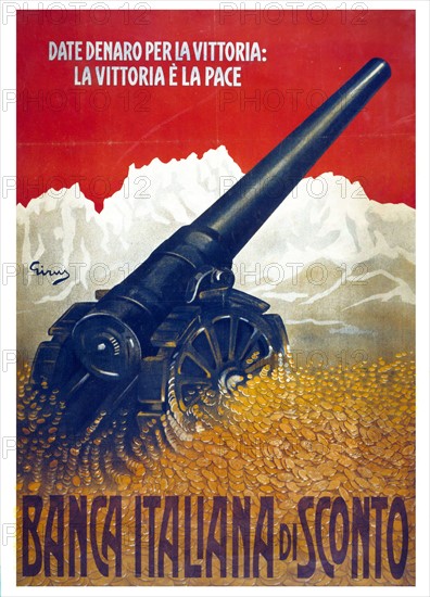 World War I Italian poster