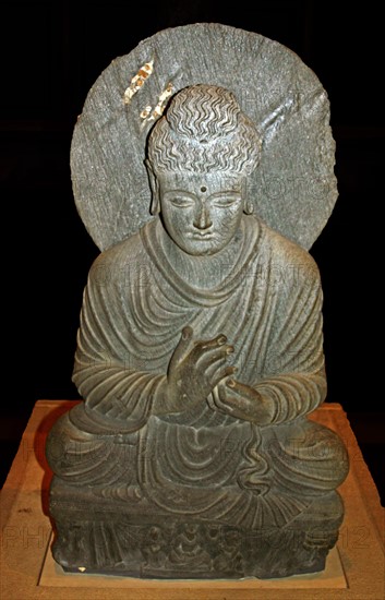 Seated Buddha from Gandhara