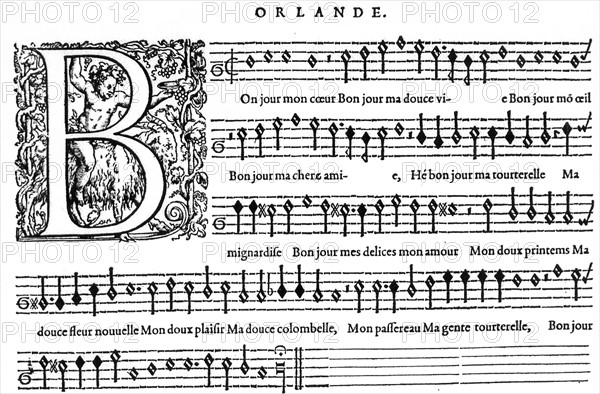 Composition by Orlande de Lassus