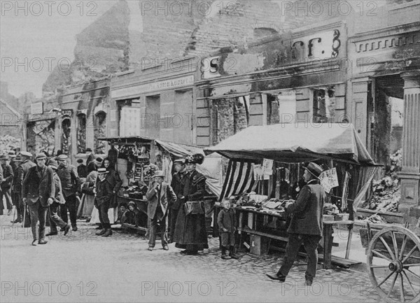 Street market in Hohenstein