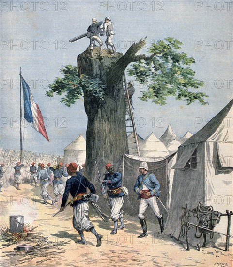 French troops in the Sudan