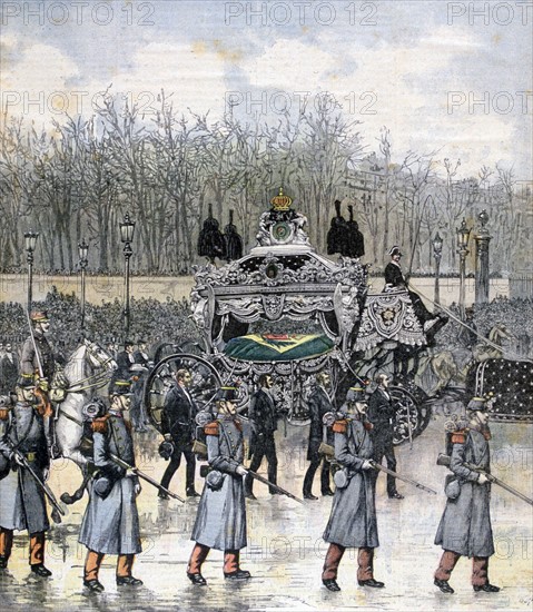 Funeral car of Pedro II