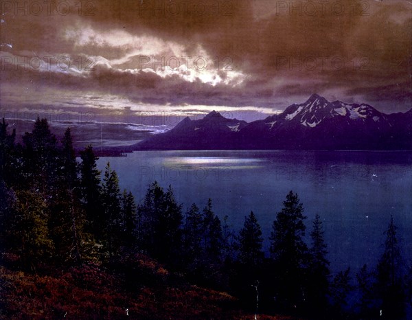 The Teton Range from Yellowstone Park