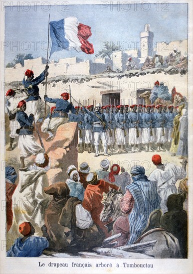 French colonial troops led by Lieutenant Boiteux